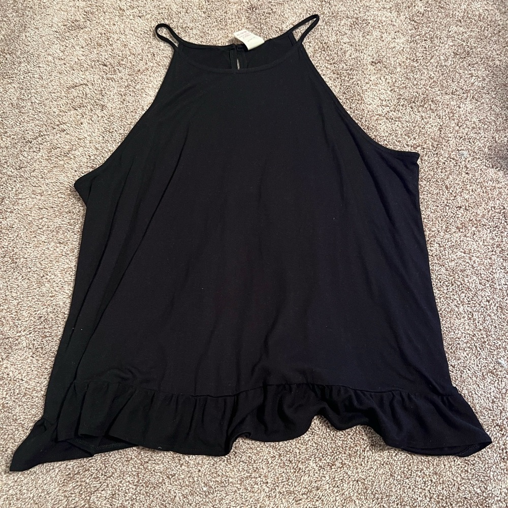 Black Fades Glory High Neck Tank